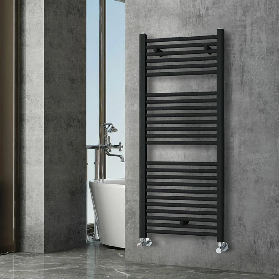 Radiador Secatoallas Para Calefacción Negro 120×50 Hidráulico – Llavisan –