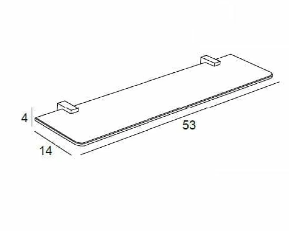 Repisa – Cromo Modelo Cristal – 5409002 – Manillons Torrent