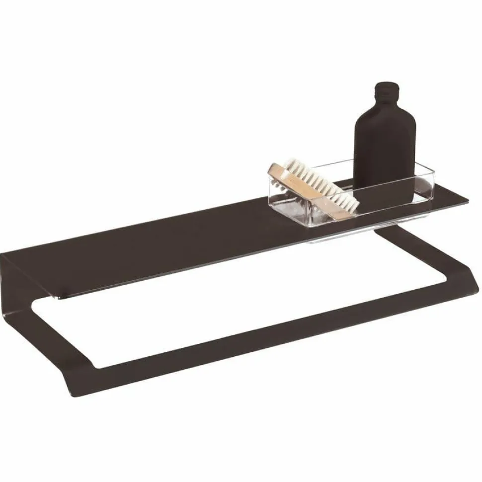 Repisa Toallero – Negro Mate Modelo Slim – 2336081 – Manillons Torrent