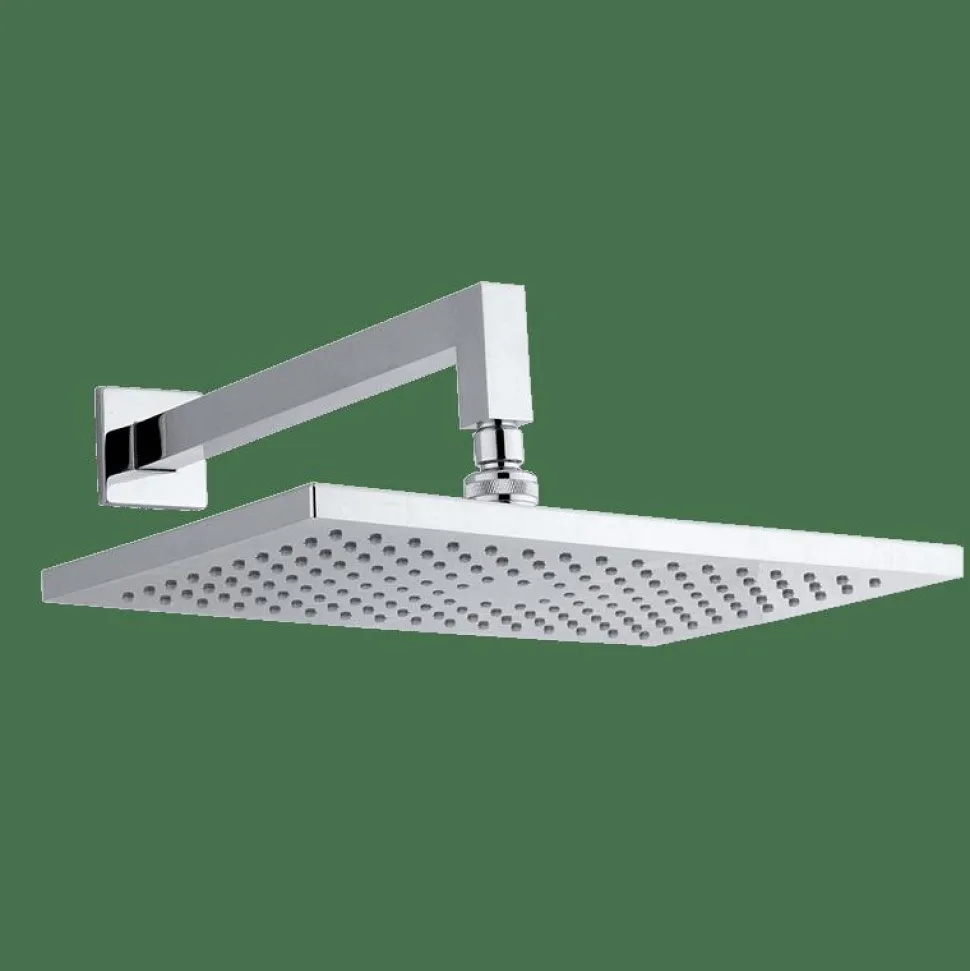 Rociador Hokei + Brazo Square Estilo Hidro Colección HIDROMASAJE 05045004 – GRB Mixers