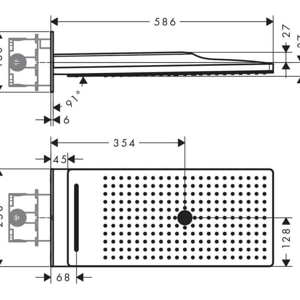 Rociador Rainmaker Select 580 Mm – Hansgrohe – 24001400