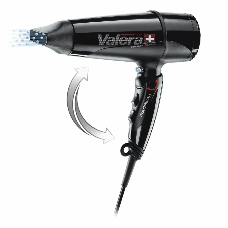 Secador De Pelo Plegable 2000E Negro Mate Modelo FOLD AWAY 303601 – Ghessu Bath