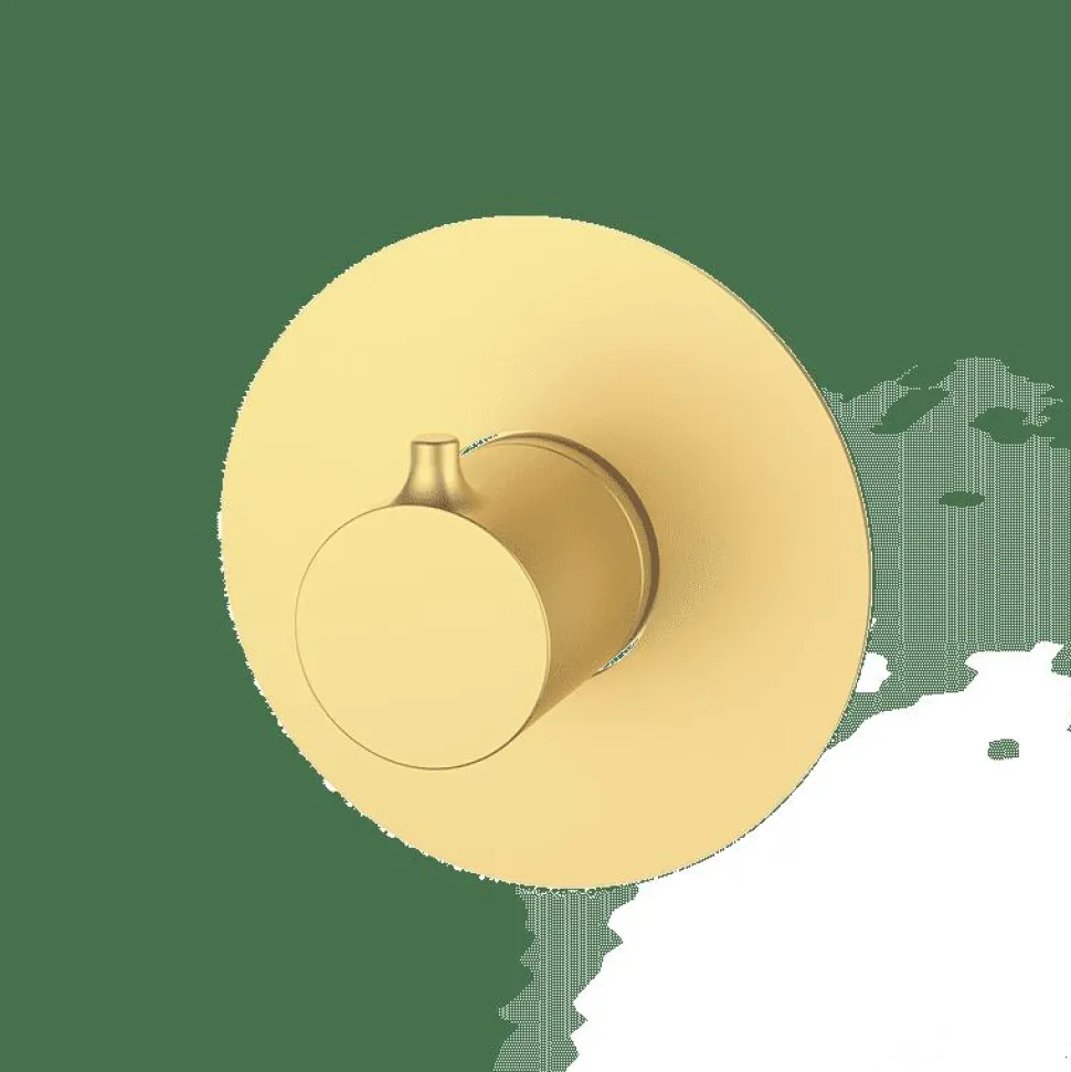Selector De Temperatura De Empotrar Time Oro Cepillado Estilo Premium Colección INTIMIXER 47170477 – GRB Mixers