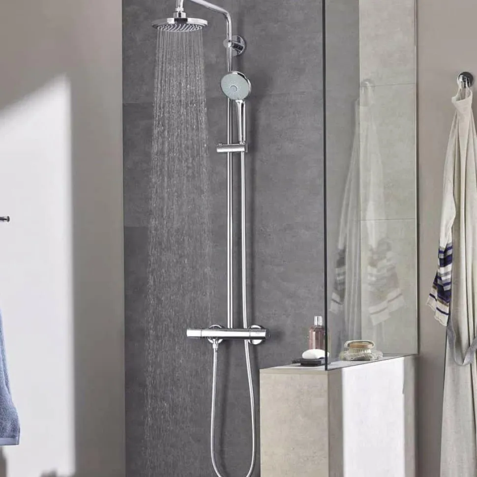 Sistema De Ducha Con Termostato Incorporado – Euphoria System 210 – Grohe