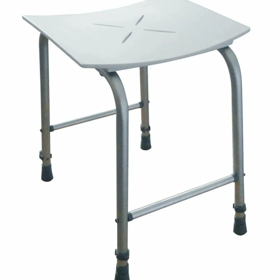 Taburete Altura Ajustable Base En PP Y estructura De Aluminio 15037.W – Nofer