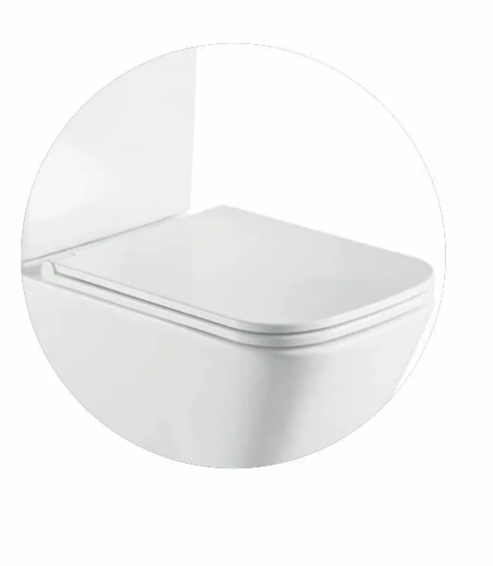 Tapa Y Asiento Extraplana Con Caida Amortiguada – Pisa Y Rhodas – Aquore