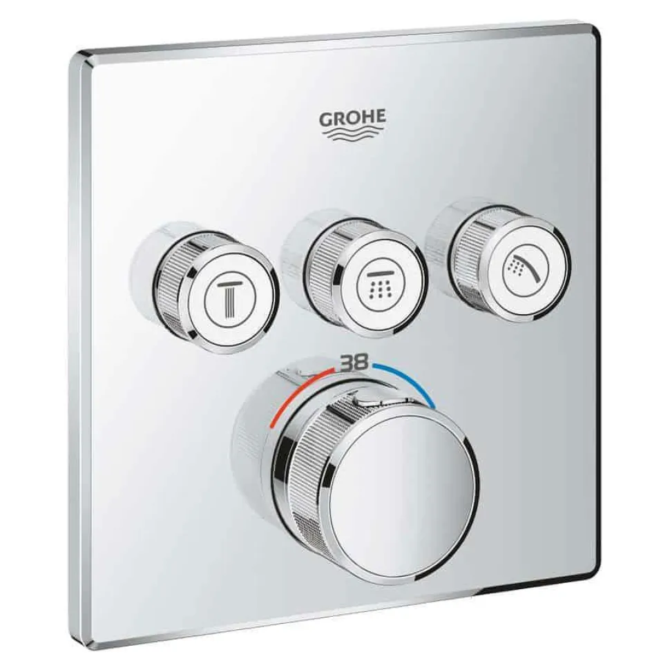 Termostato Empotrado Con 3 Llaves – Grohtherm Smartcontrol – Grohe