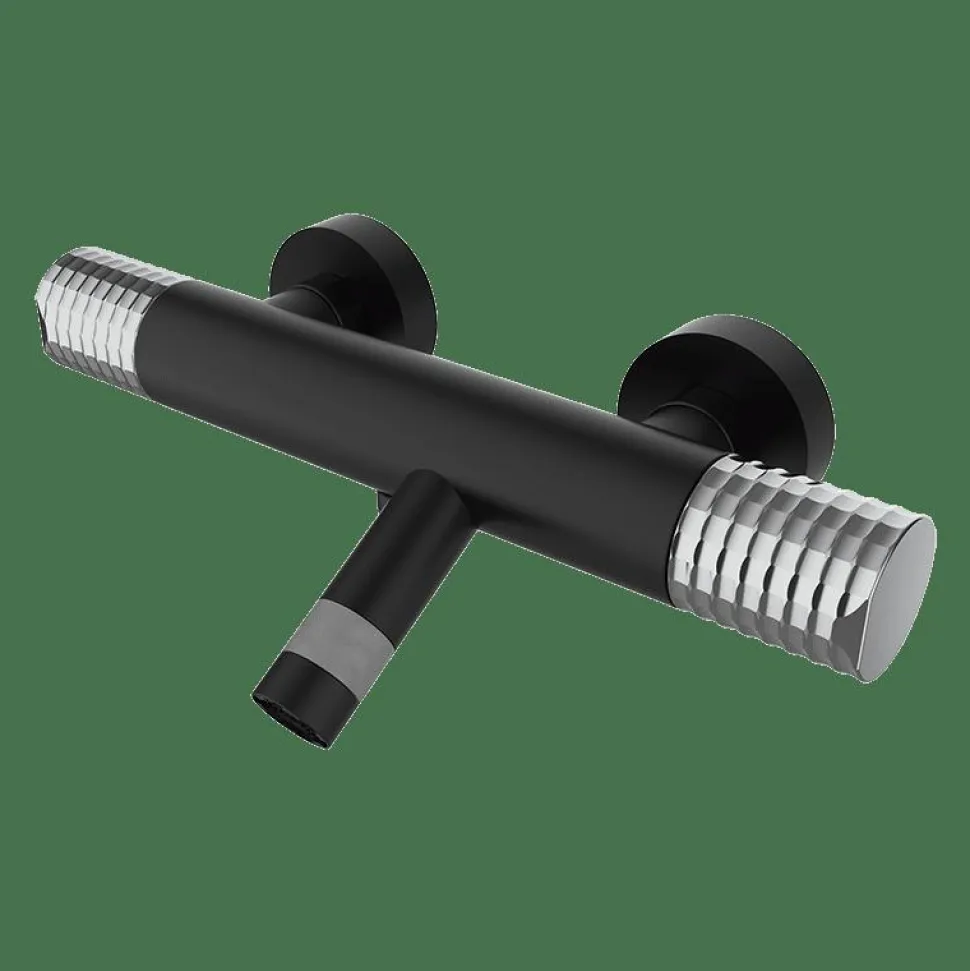 Termostática De Baño-ducha Negro Estilo Premium Colección AURA 75232752 – GRB Mixers