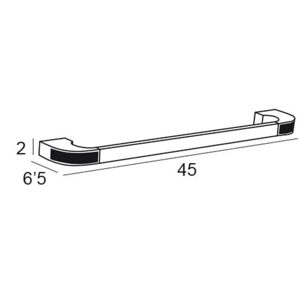 Toallero Barra Cristal 45 Cm – Carmen – Manillons Torrent
