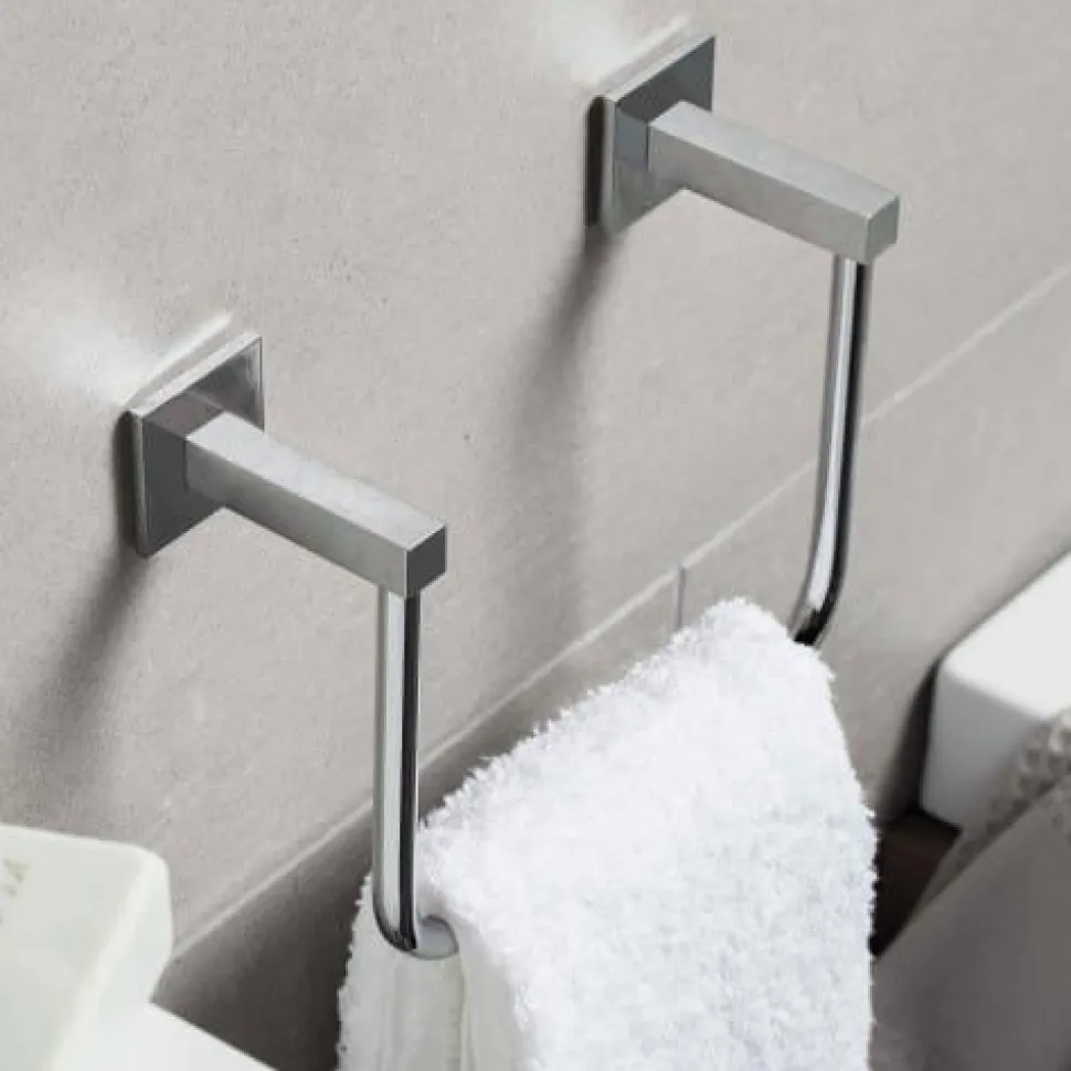 Toallero En Aro Dual Para Baño Baho STICK Cromado – STICK020B – Gamma