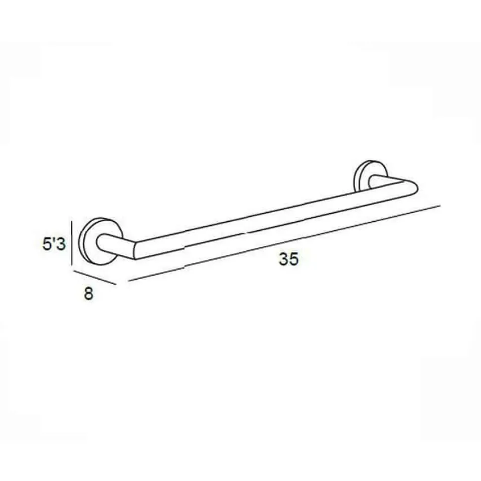 Toallero En Forma De Barra 35 Cm – Eco – Manillons Torrent