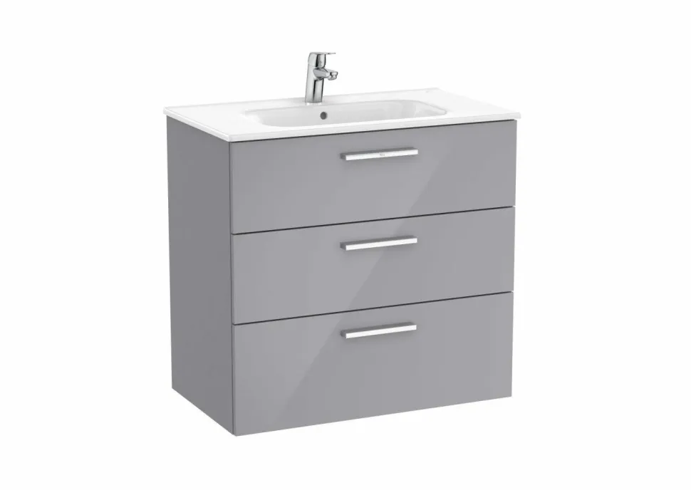 Unik Family Mueble Base Con Tres Cajones Y Lavabo – Victoria – Roca